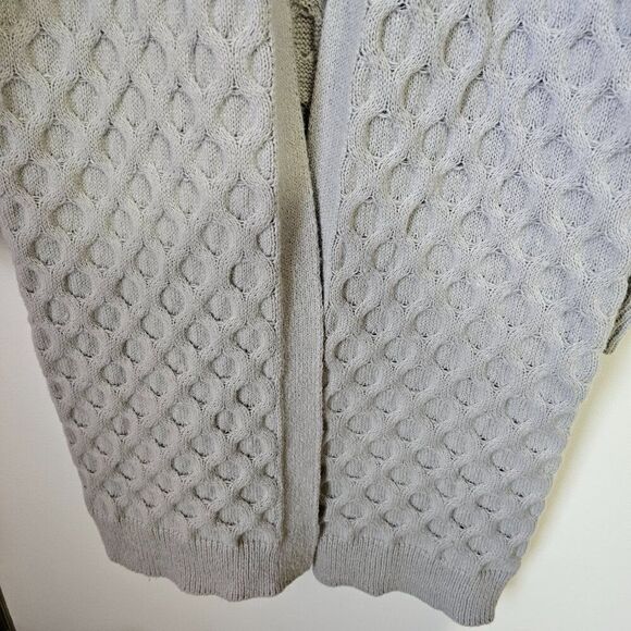WORN ONCE COZY CO. BY COZY CASUAL HONEYCOMB PATTERN SUPER COZY LONG SWEATER M/L - Picture 4 of 14
